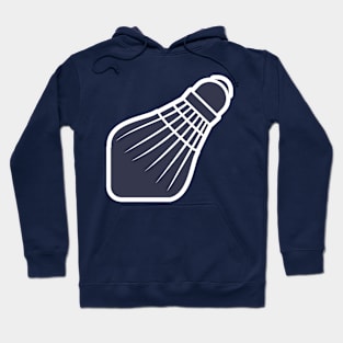 Shuttlecocks splash badminton vector, Badminton logo sticker design and Badminton Championship logo sticker design. Hoodie